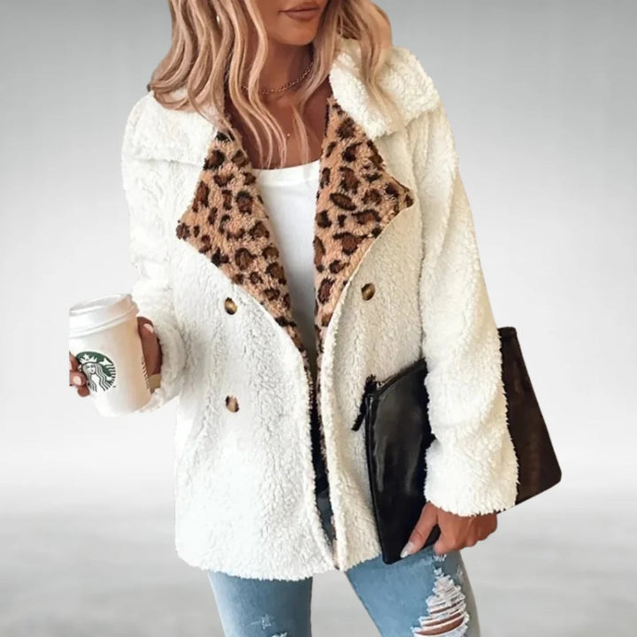 Tamsin | Cozy Leopard Teddy Coat