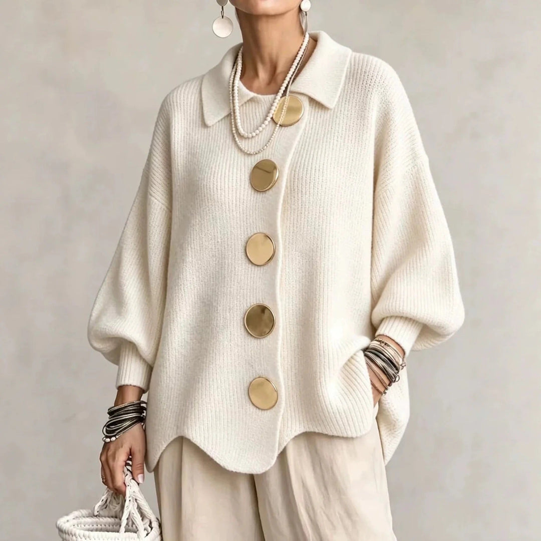 Beatrix | Oversized Button Cardigan
