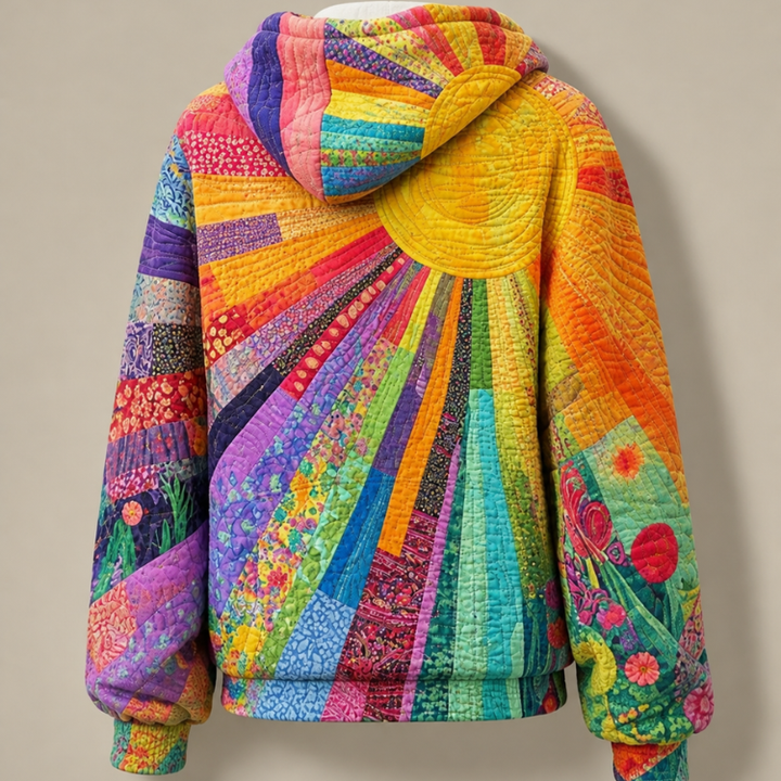 Meredith | Cozy Patchwork Hoodie