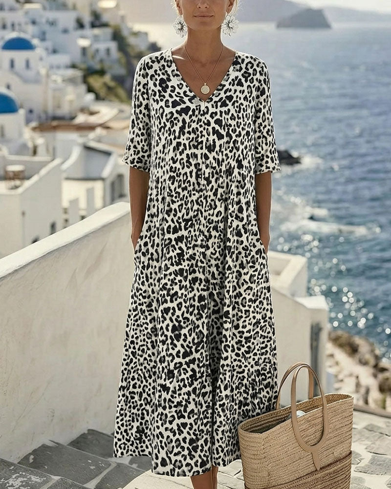 Xanthe | Casual Midi Dress