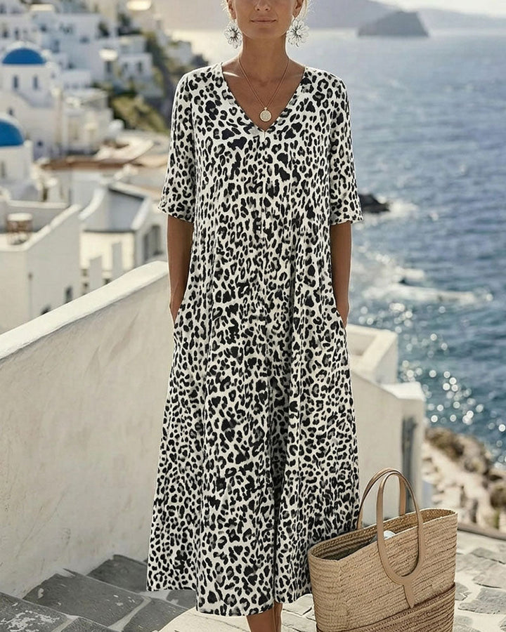 Xanthe | Casual Midi Dress