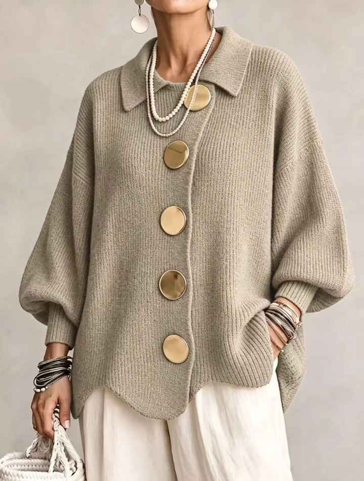 Beatrix | Oversized Button Cardigan