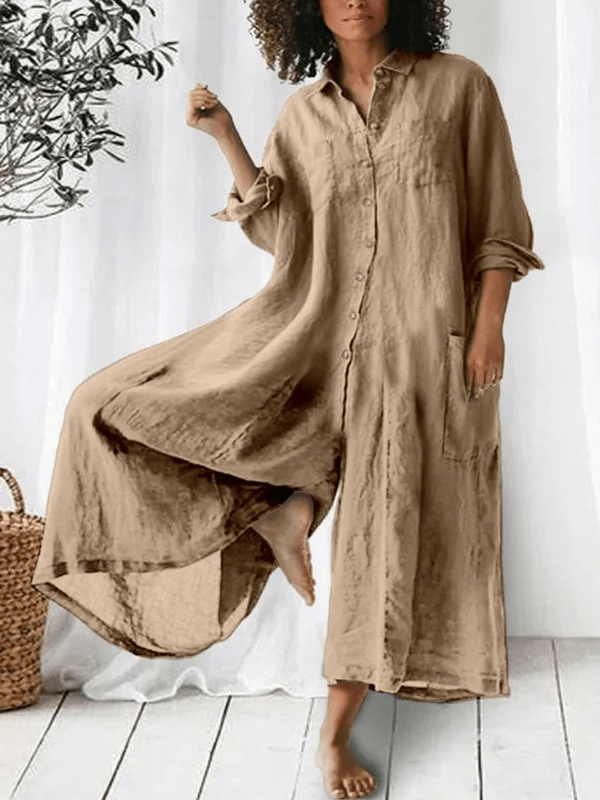 Bria | Luxe Wide-Leg Jumpsuit