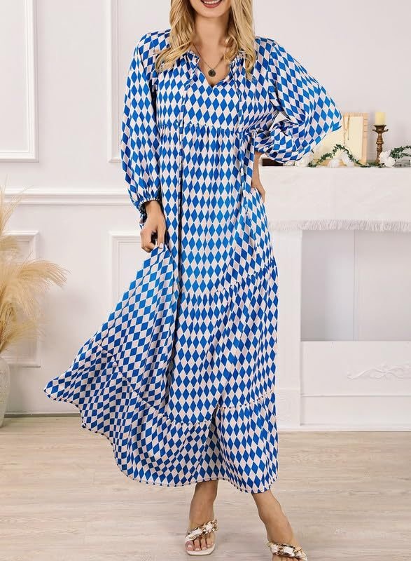 Vanessa | Boho Puff Maxi Dress