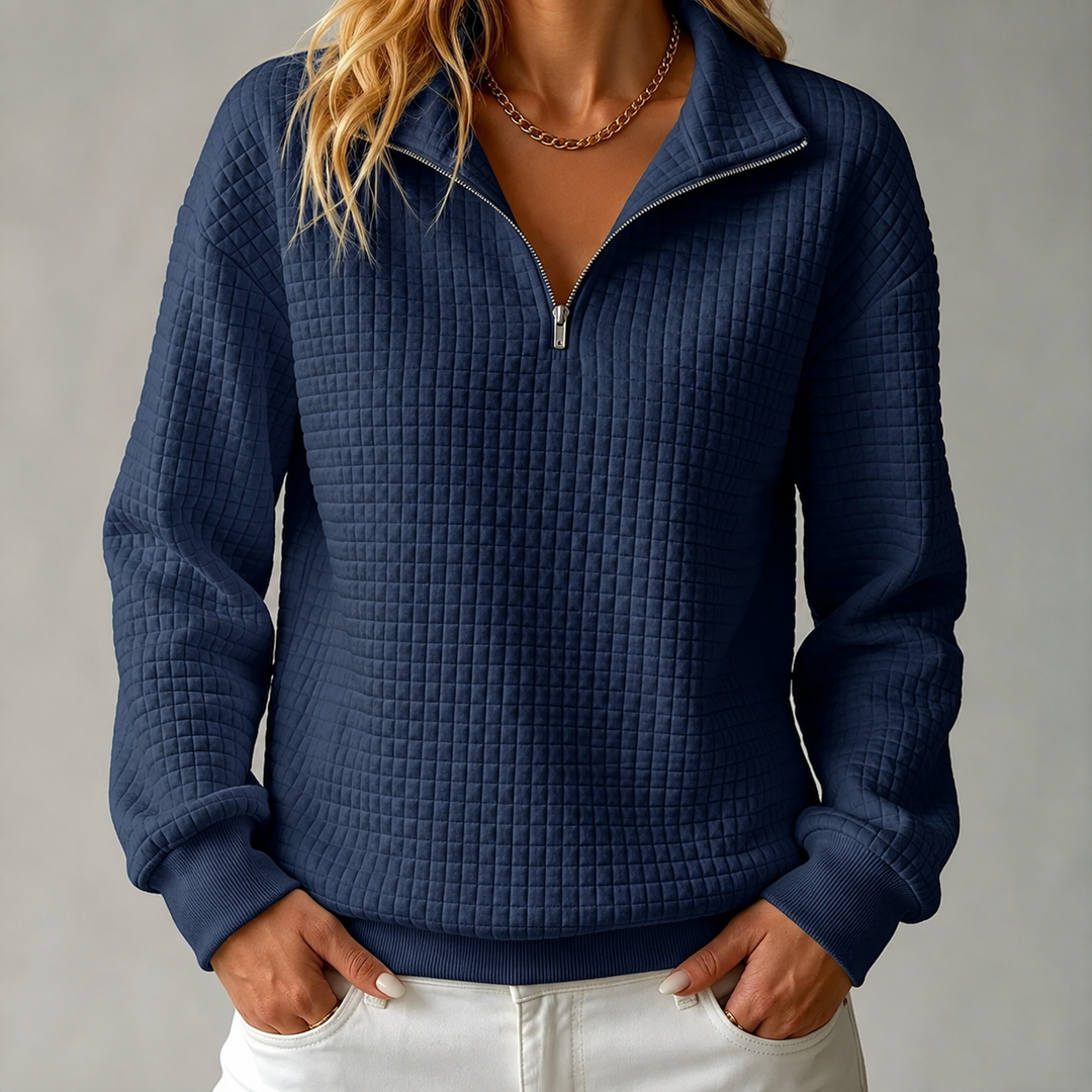 Davina | Cozy Quarter-Zip Pullover