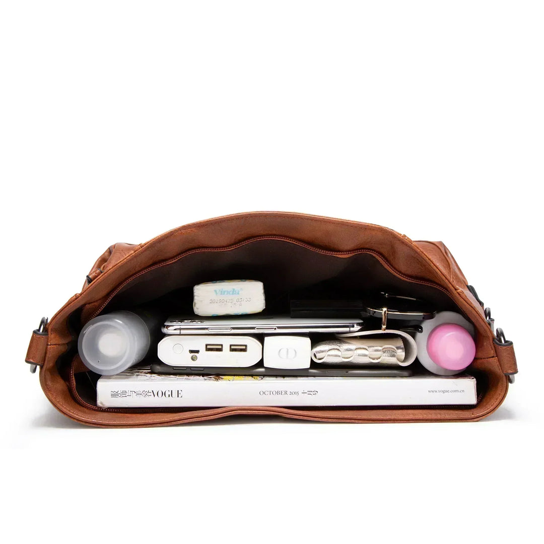 Evening Glow | Luxe Leather Bag