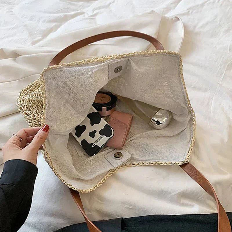 Holly | Boho Straw Bag