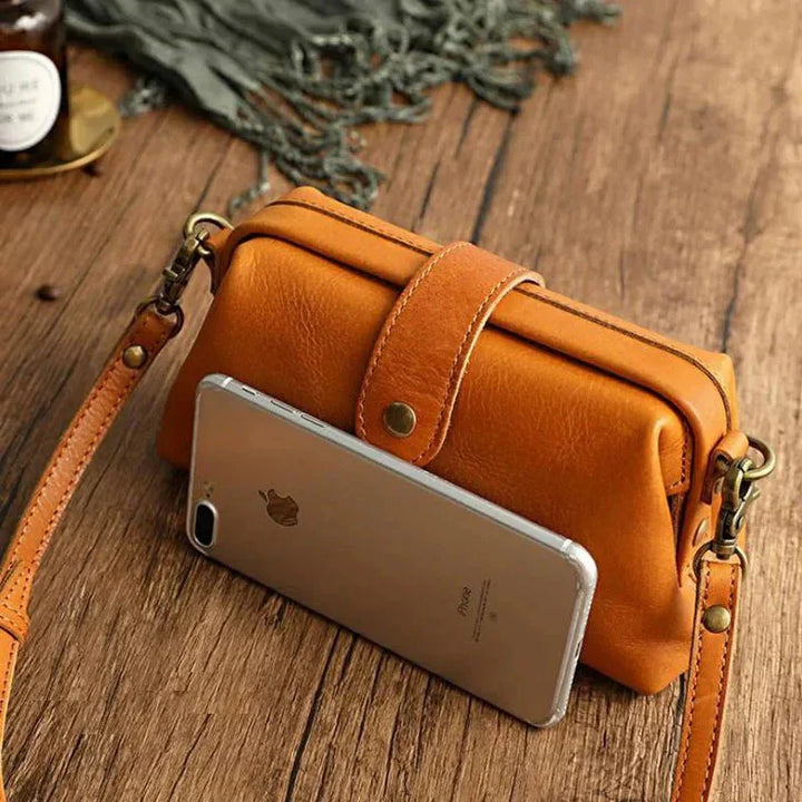 Eclipse Charm | Refined Leather Shoulder Bag