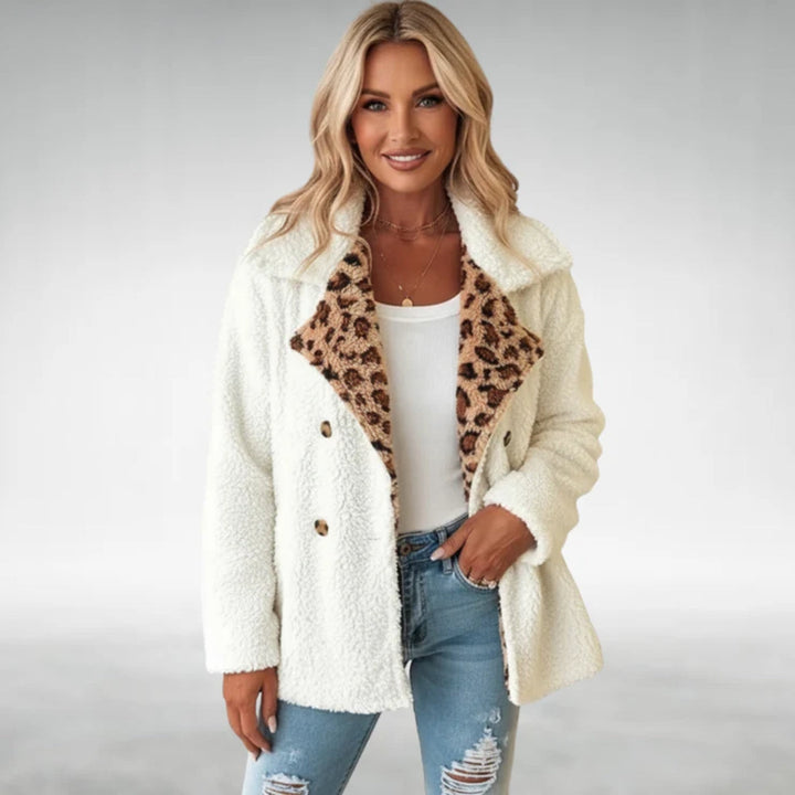 Tamsin | Cozy Leopard Teddy Coat