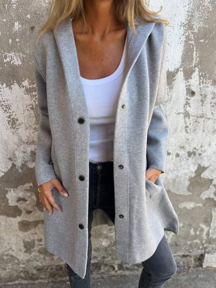 Mich | Buttoned Hooded Jacket