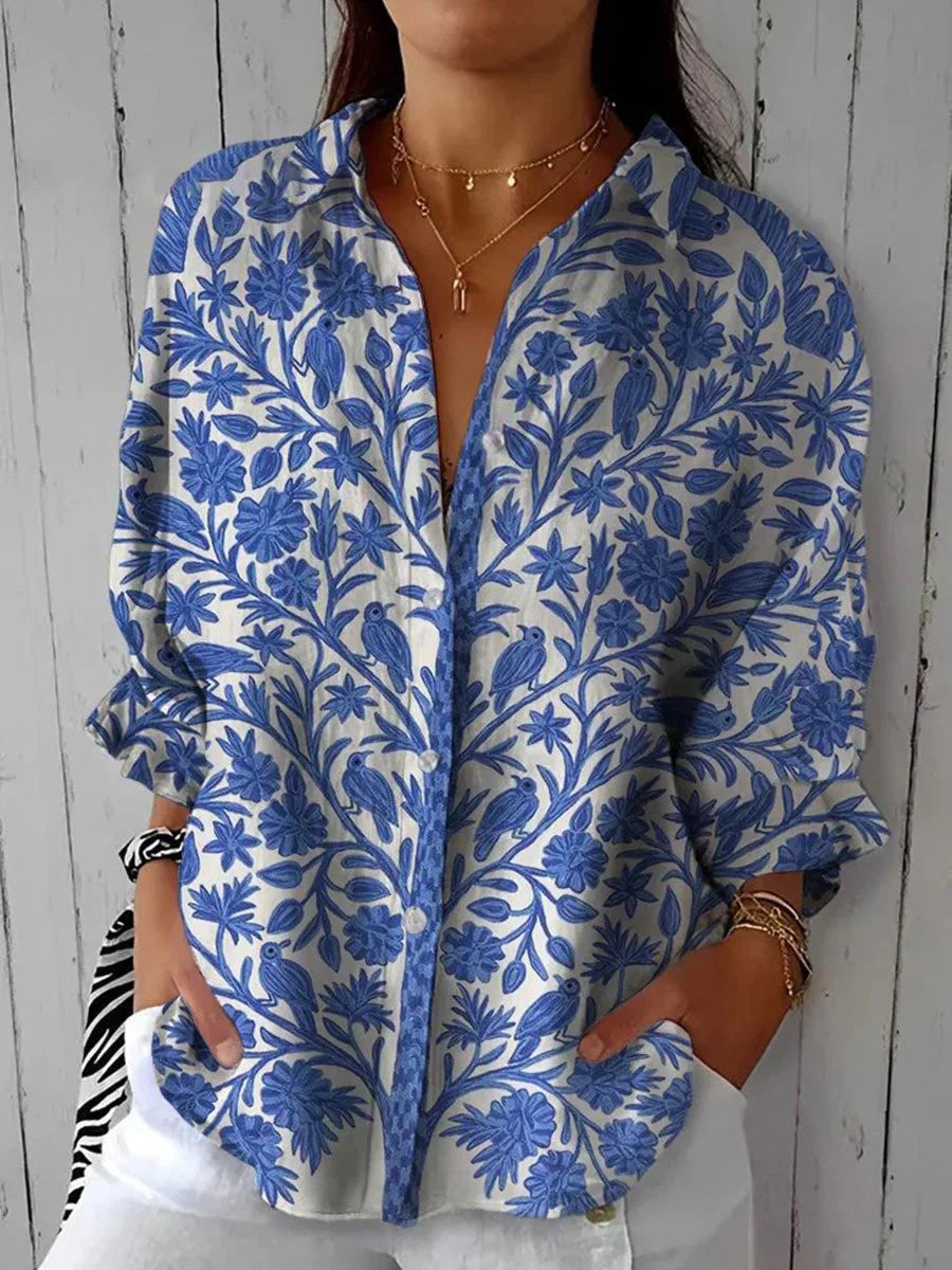 Fiona | Spring Garden Blouse
