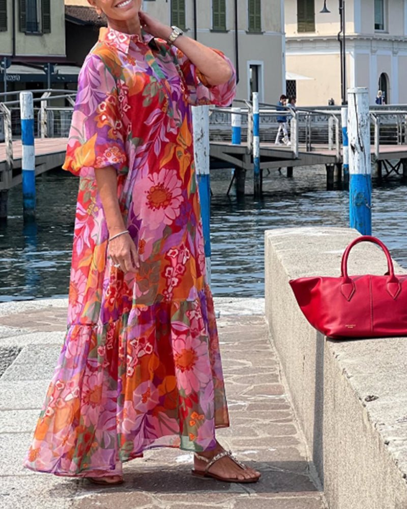 Tasia | Graceful Vibrant Dress