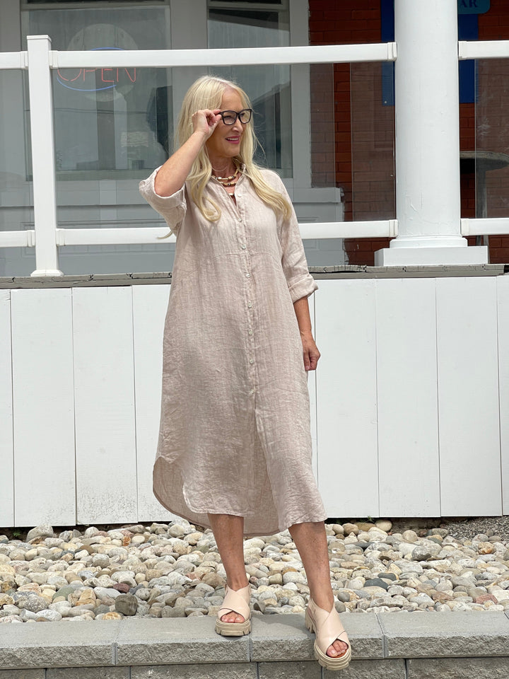 Dora | Effortless Shirt Dress