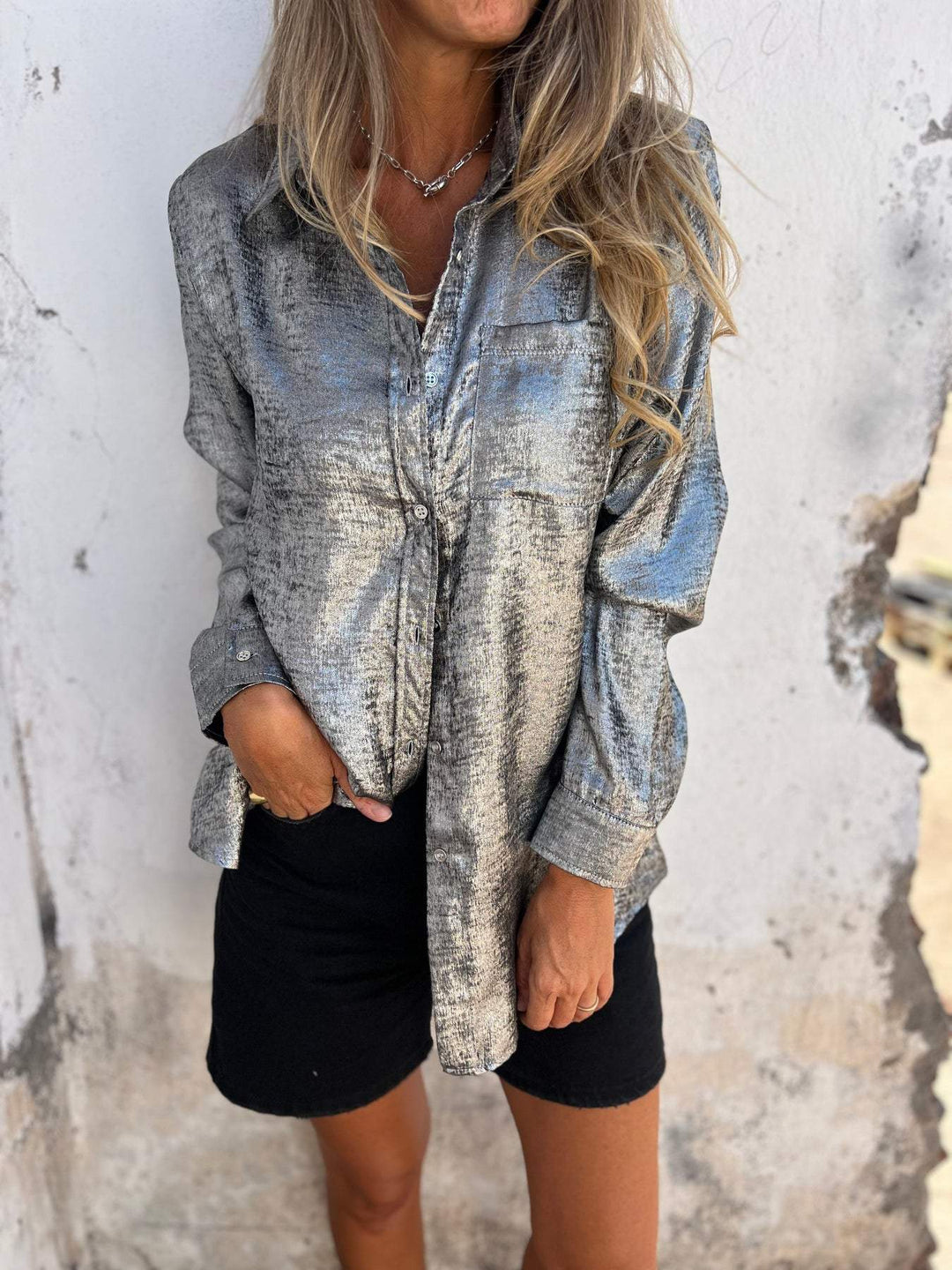 Amaya | Radiant Shimmer Blouse