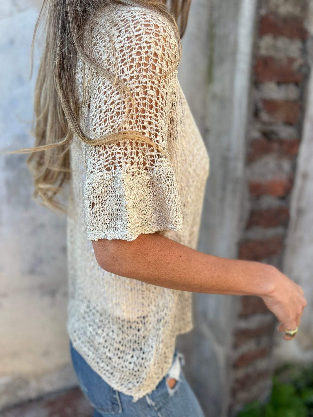 Lavinia | Chic Textured Blouse