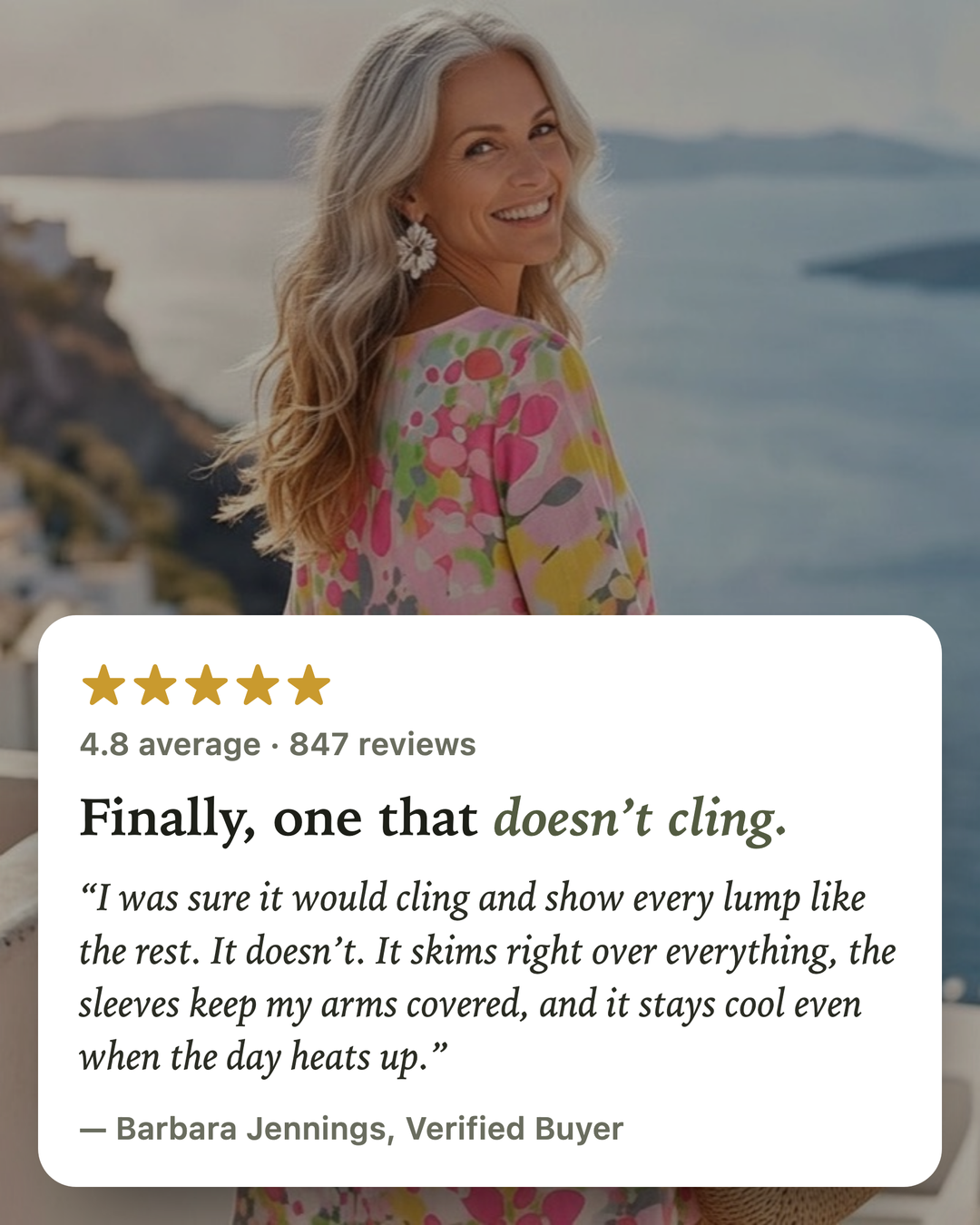 Julissa floral dress five star review