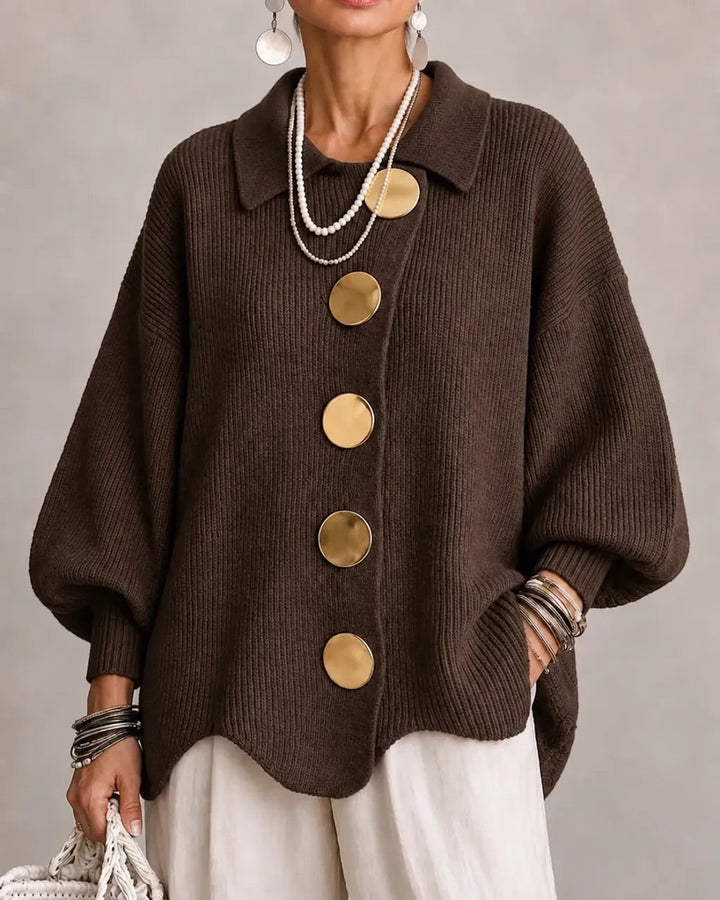 Beatrix | Oversized Button Cardigan