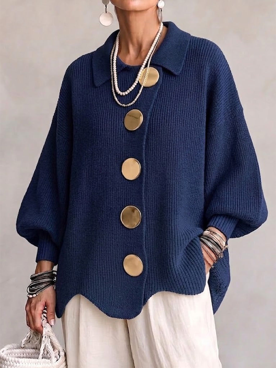 Beatrix | Oversized Button Cardigan
