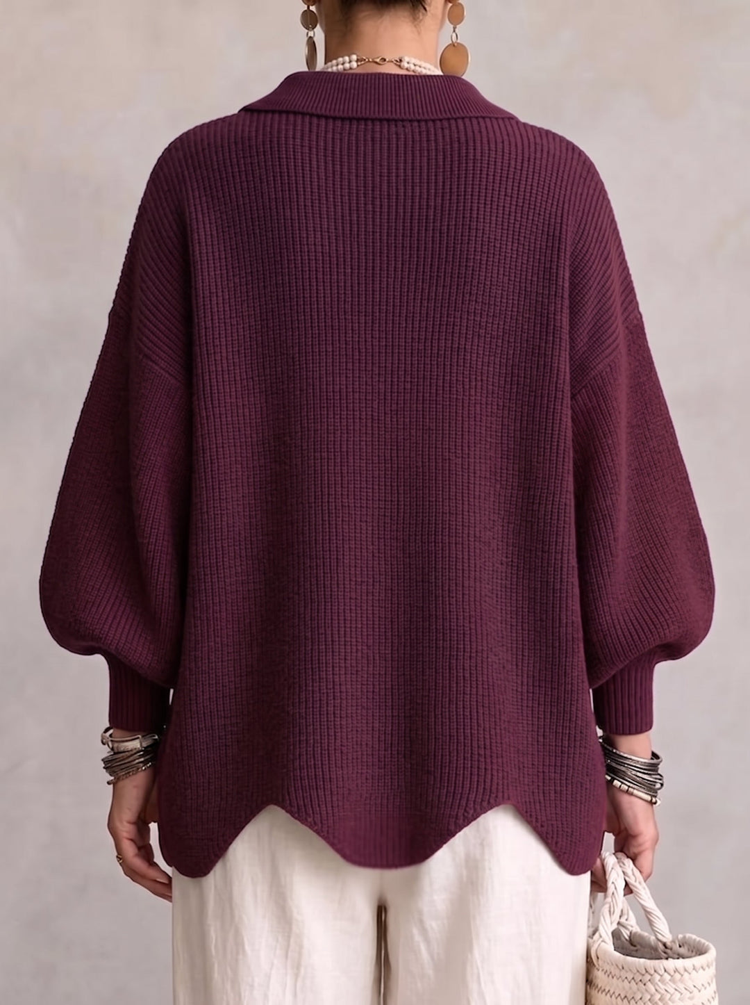 Beatrix | Oversized Button Cardigan