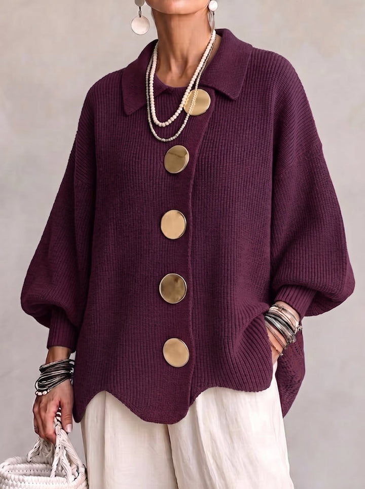 Beatrix | Oversized Button Cardigan