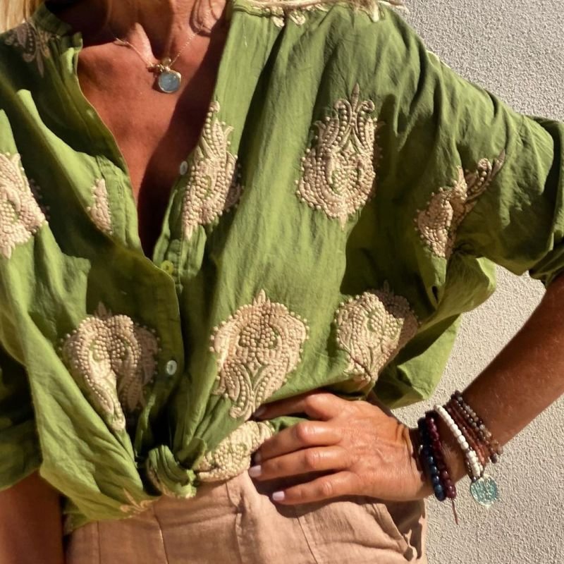 Mira | Chic Silk Blouse